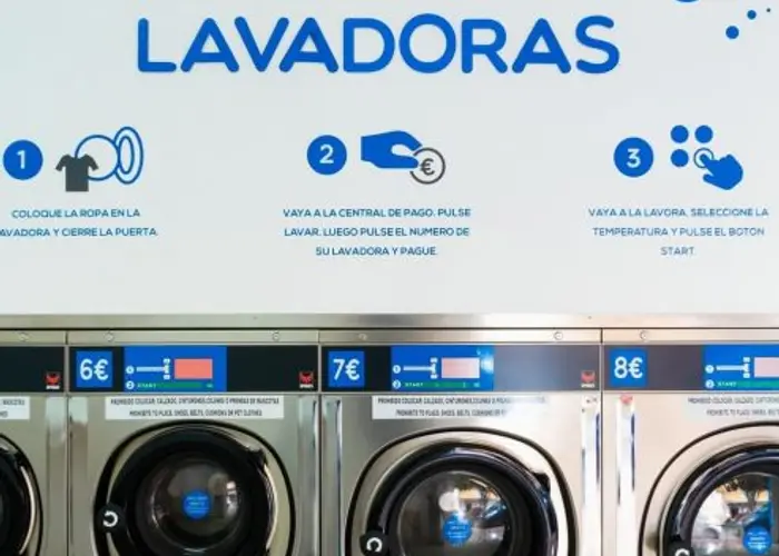Machines à laver de la Lavandería Azul d'El Fraile avec les prix par charge